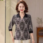Summer Shirt with Turn-Down Collar