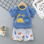 Kids' Set with Striped Excavator Print — Image 4