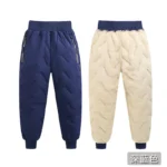 Kids' Thick Warm Velvet Pants — Image 2
