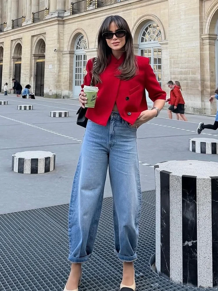 Casual Turtleneck Blazer