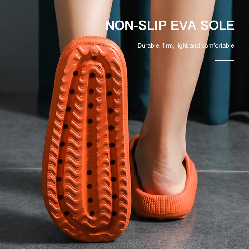 Cloud Slippers with Thick Platform Sole