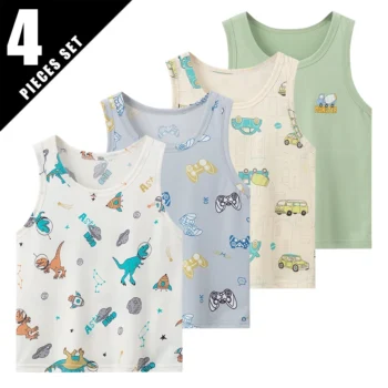 Kids' All-Season Solid Color T-Shirt