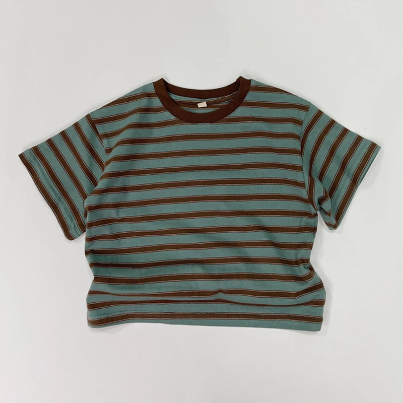 Baby Simple Striped Cotton T-Shirt
