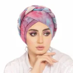 عمامة بوهيمية مطبوعة بضفيرة — صورة 6