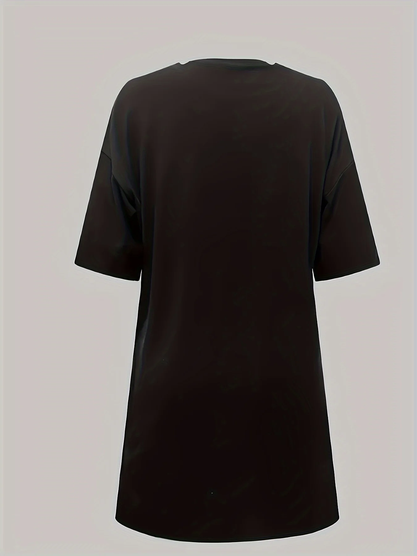 Loose Casual Dress with Bow