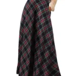 Long Plaid Skirt for Autumn — Image 4