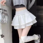 تنورة قصيرة منفوشة بخصر مطاطي — صورة 5
