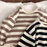 Girls' Long Sleeve Striped T-Shirt — Image 3