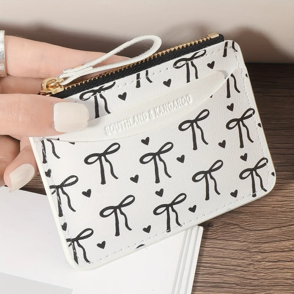 Slim Card Holder with Bow