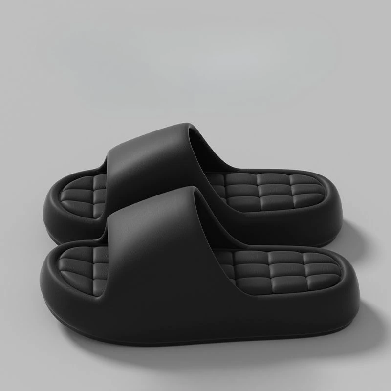 Bath Slippers with Plush Sole