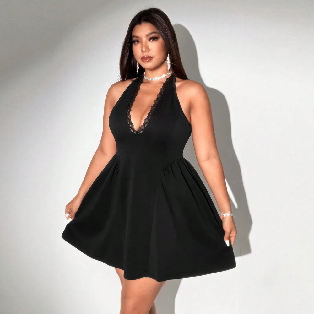 V-Neck Spring and Summer Dress — Image 12