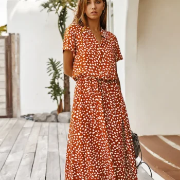 Long Bohemian Floral Dress
