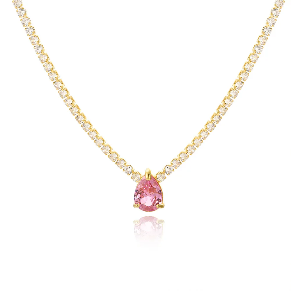 Crystal Heart Print Necklace — Image 17