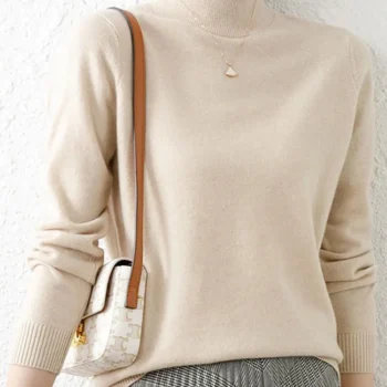 Turtleneck Winter Knit Top