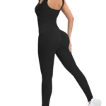 Slim-Fit Ribbed Jumpsuit — Image 3