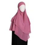 Double-Layer Malaysian Chiffon Instant Hijab — Image 2