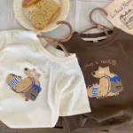 Kids' Modern Short Sleeve Cotton T-Shirt — Image 3