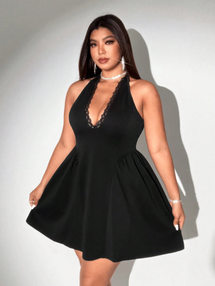 V-Neck Spring and Summer Dress — Image 15
