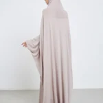 Long Sleeve Prayer Abaya with Hood — Image 2
