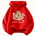 Kids' Capybara Print Hoodie — Image 5