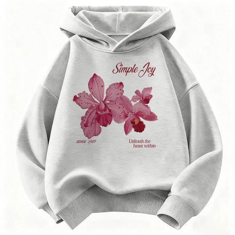 Kids' Floral Hoodie