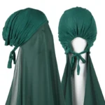 Instant Hijab with Underscarf and Chiffon Shawl — Image 6