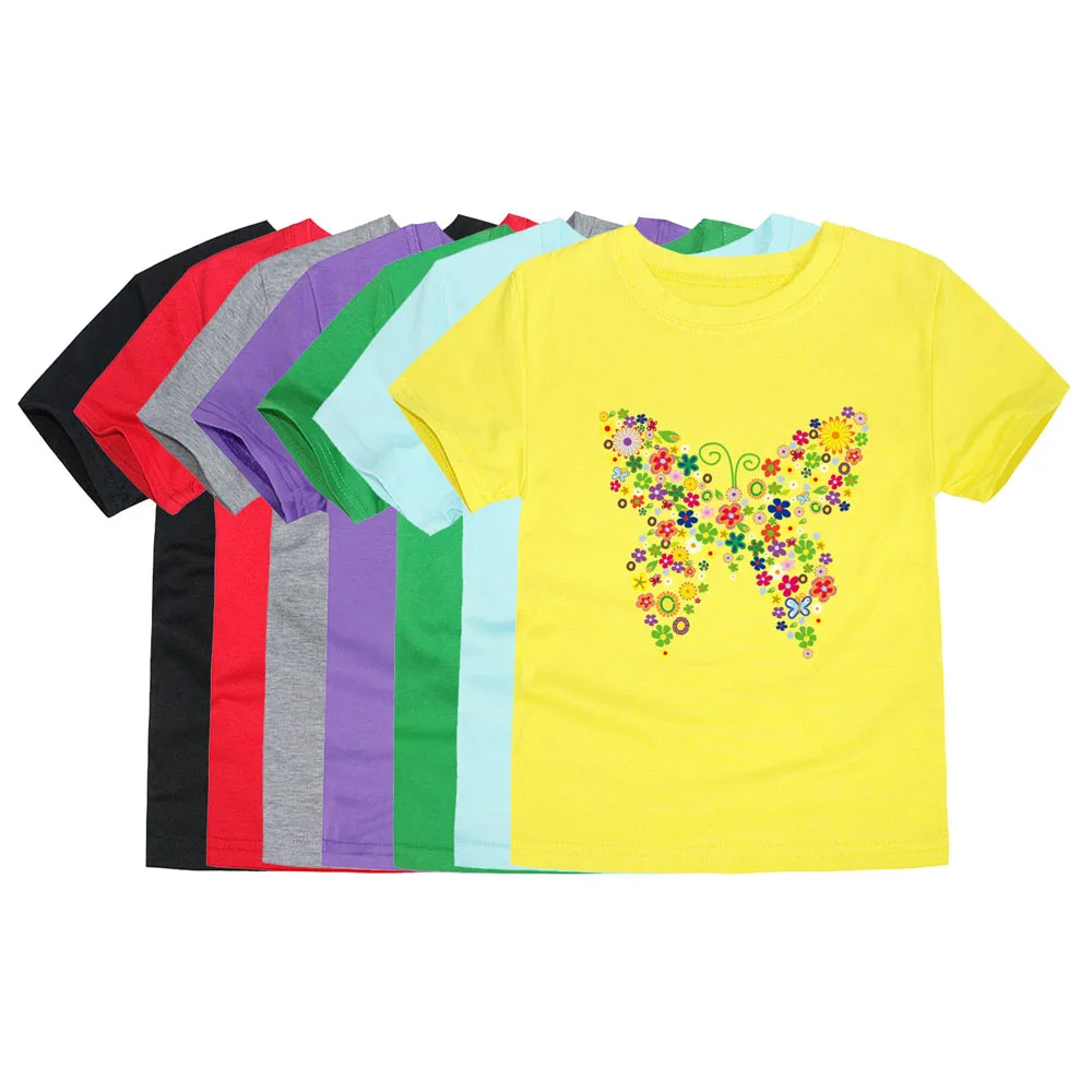 Girls' Floral Cotton Summer Shirt