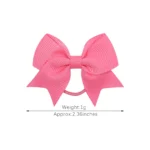 10-Piece Grosgrain Ribbon Hair Bow Set — Image 4