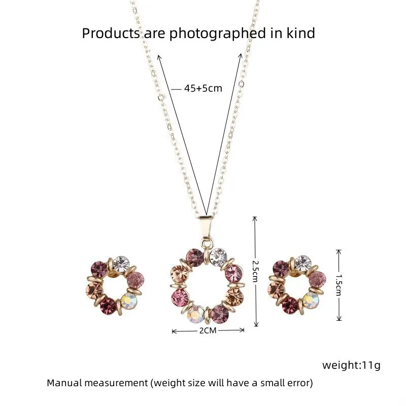 3-Piece Gold-Tone Necklace and Earring Set