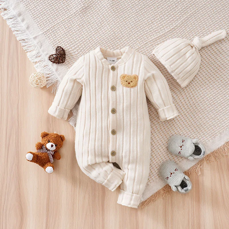 Baby Winter Romper with Buttons