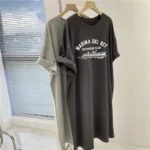 فستان مطبوع واسع حتى مقاس 4XL — صورة 3