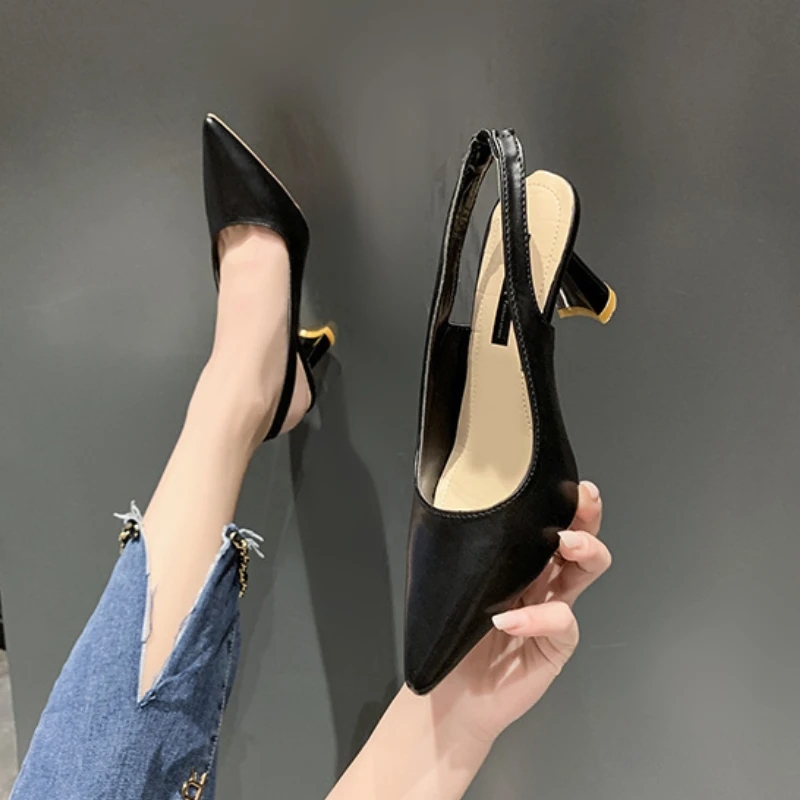 Pointed-Toe Summer Heels