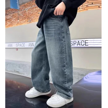 Boys' Wide-Leg Jeans