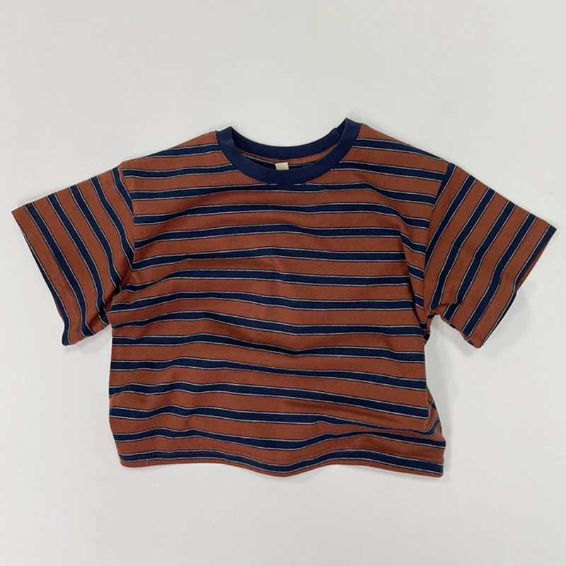 Baby Simple Striped Cotton T-Shirt