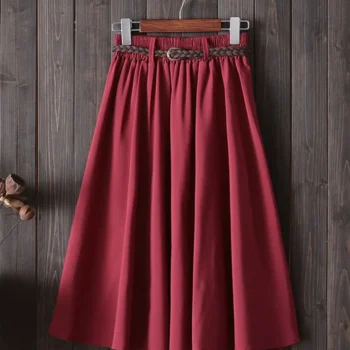 Korean-Style Midi Skirt