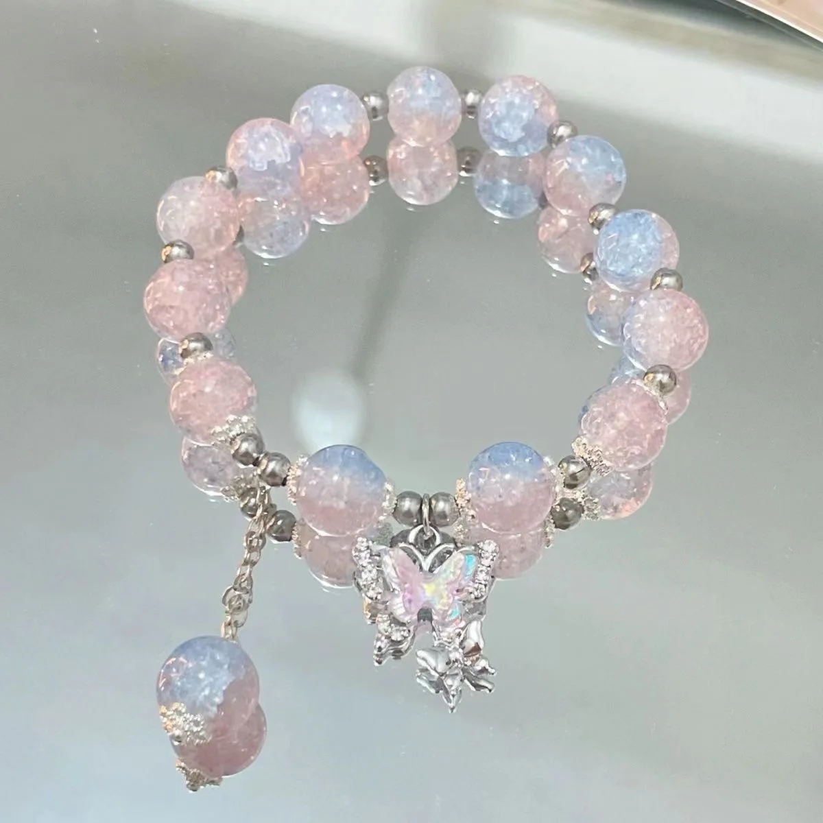 Girls' Elegant Crystal Bracelet