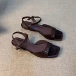 Leather Summer Sandals — Image 4