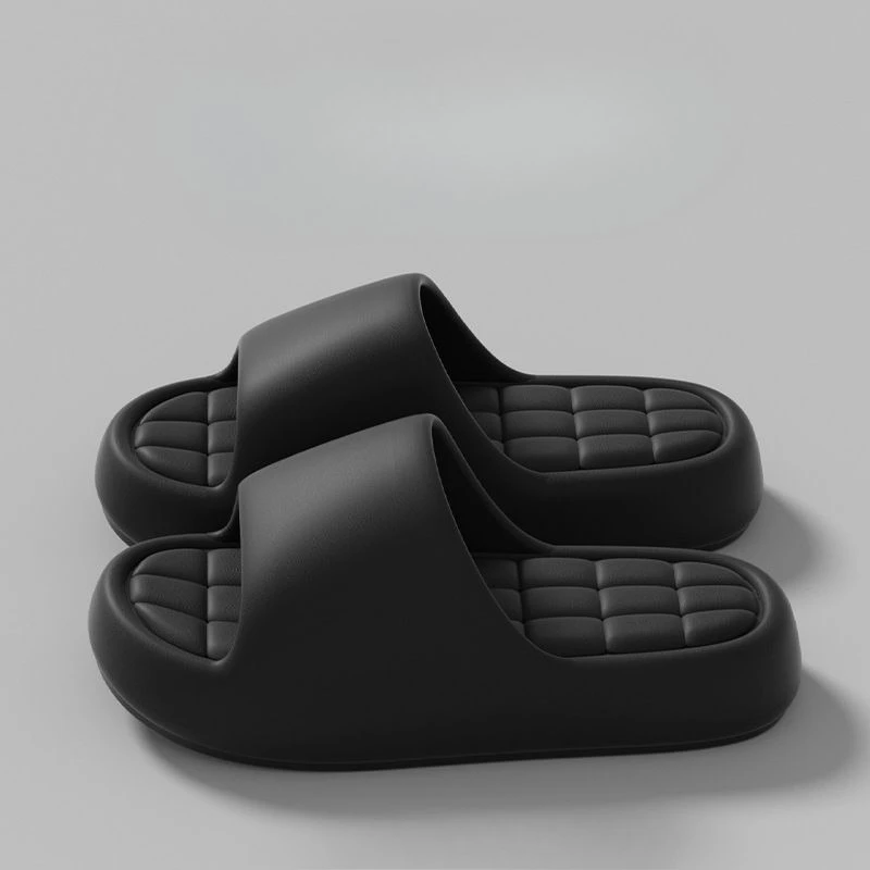 Bath Slippers with Plush Sole