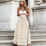Long Puffy Tulle Skirt — Image 5