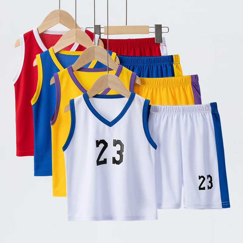 Kids' Basketball Set with Vest