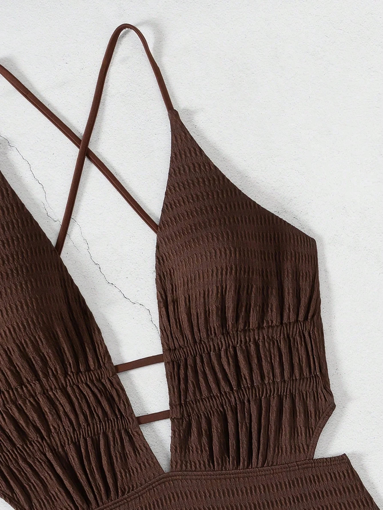 Ribbed One-Piece Swimsuit