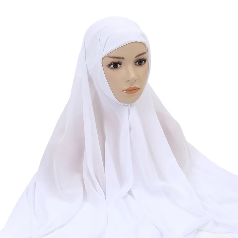 Chiffon Instant Hijab with Underscarf