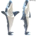 Winter Hooded Shark Lounge Pajamas — Image 3