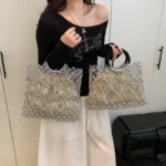 Bohemian Straw Shoulder Bag