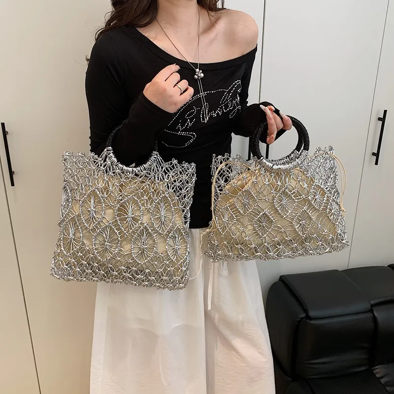 Bohemian Straw Shoulder Bag