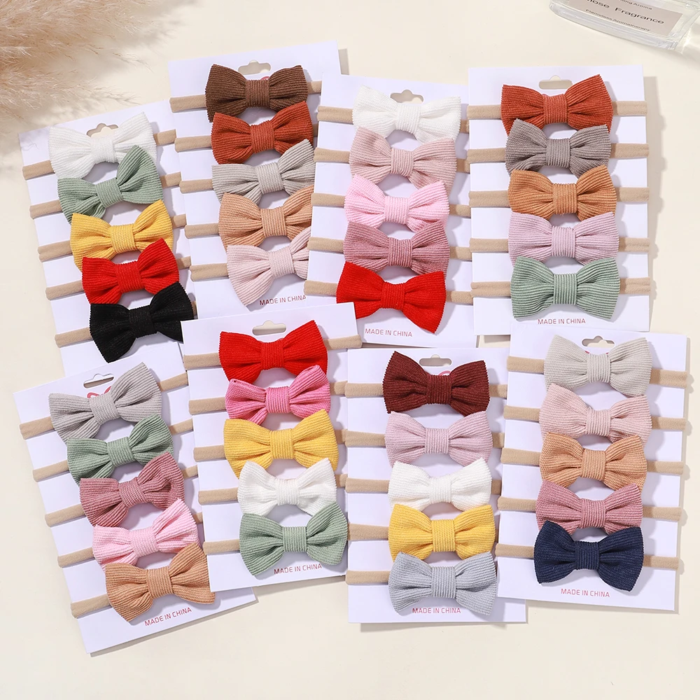 Baby 5-Piece Solid Set with Bow