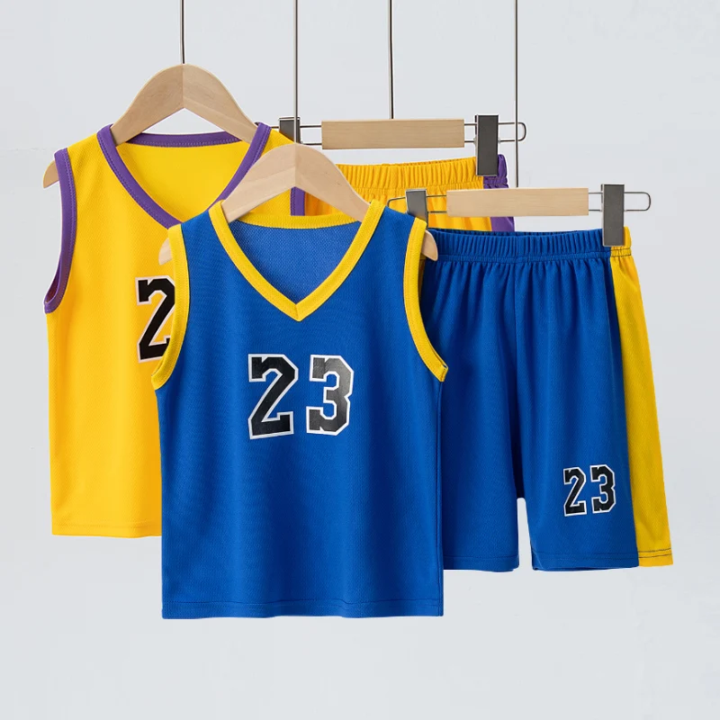 Kids' Sports Set with Vest and Shorts