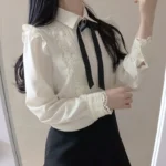 Girls' Preppy Formal Shirt — Image 3