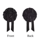 Girls' Satin Bonnet with Wide Elastic Band — Image 3