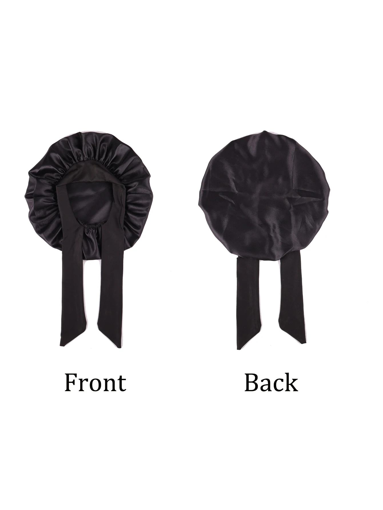 Girls' Satin Bonnet with Wide Elastic Band